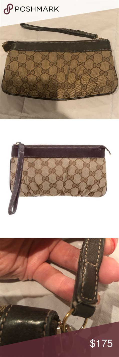 gucci wristlet vintage|clutch Gucci original.